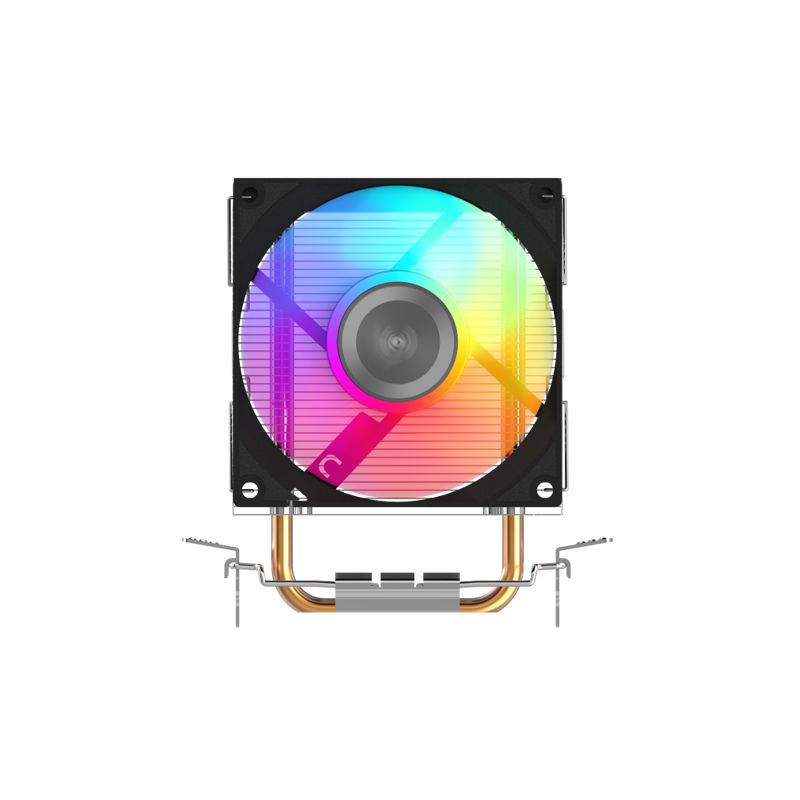 Кулер для процессора SAMA X20 (110W, 4-pin PWM, 123mm, 2x6mm, RGB, 1x92mm, 54.6CFM, 31.2dBA, 2700RPM