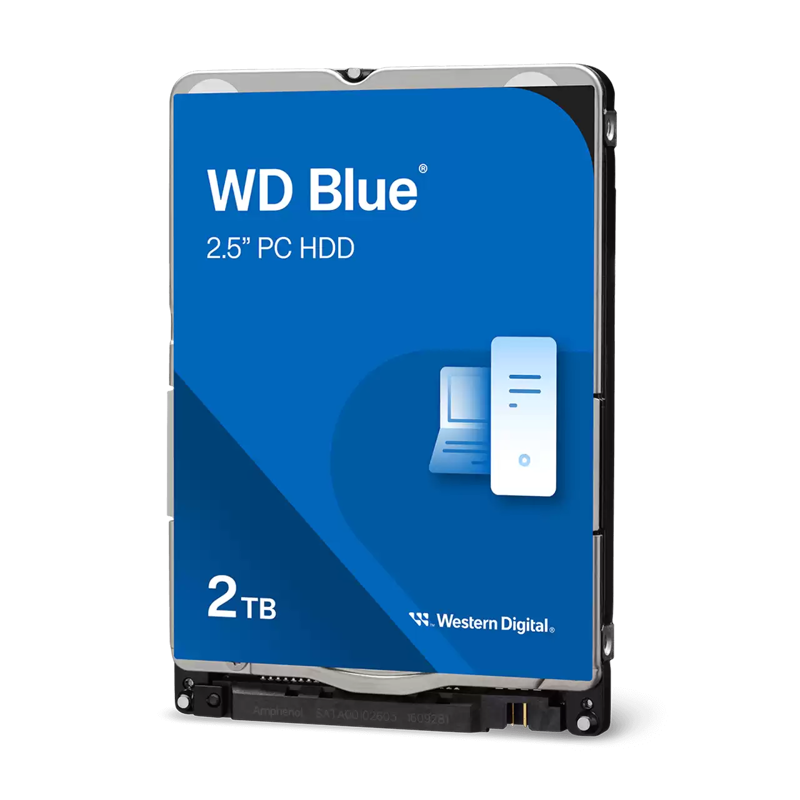 Жесткий диск WD SATAIII 2Tb 2.5"" Blue 5400 128Mb 1 year warranty