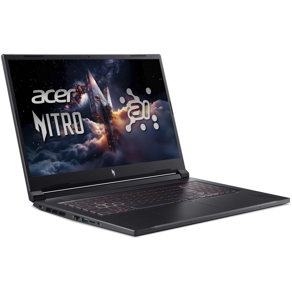 Ноутбук Acer Nitro V 17 AI ANV17-41-R6A6 Ryzen 7 260 16Gb SSD1Tb NVIDIA GeForce RTX 5060 8Gb 17.3" I