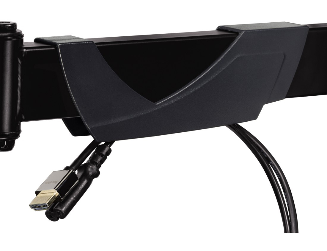 Кронштейн для телевизора Hama FULLMOTION черный 10"-26" макс.25кг настенный