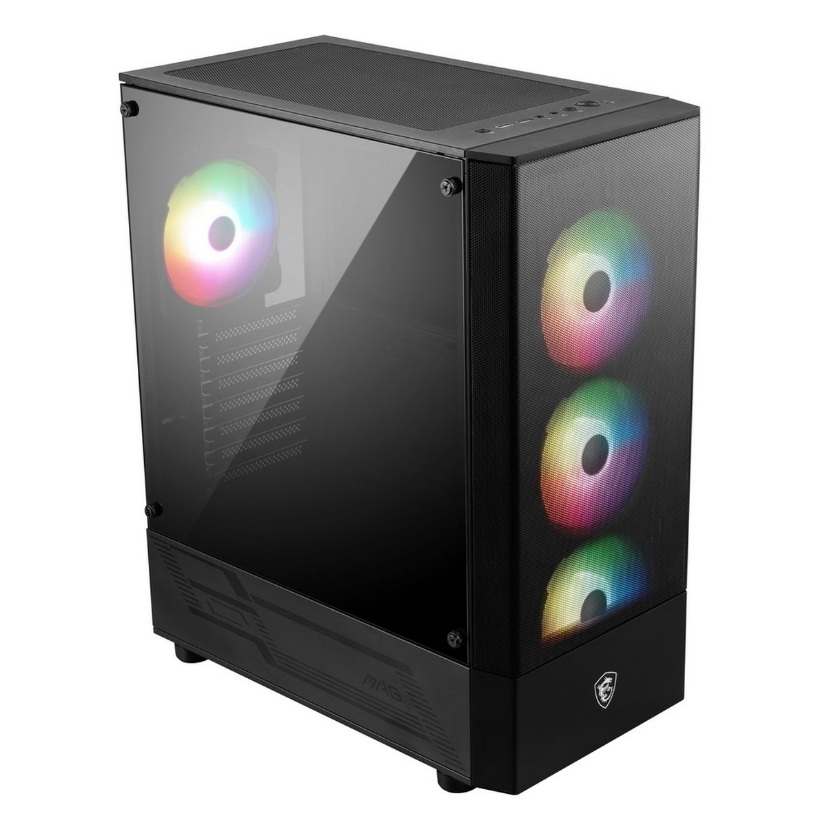 Корпус MSI MAG FORGE 112R Mid-Tower, ATX, 2xUSB 3.2, Audio I/O, 4x120mm ARGB Fan, 6-ch Light control