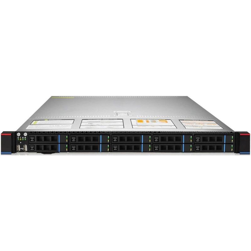 Серверная платформа Gooxi SL101-D10R-G3 1U 10bay server,  2pcs of riser cards 1300W 1+1 PSU EU power