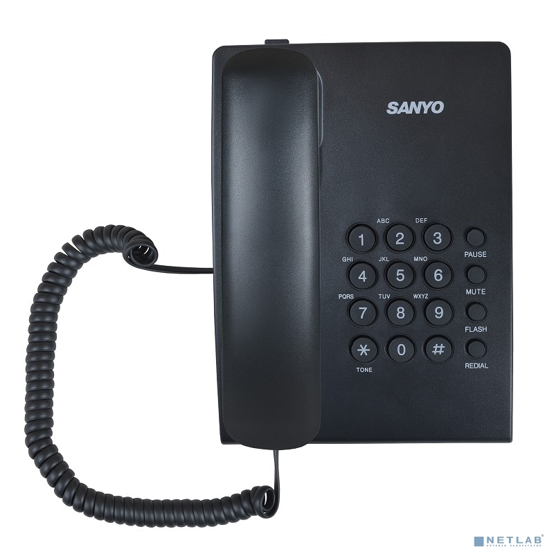 Телефон проводной Sanyo RA-S204B черный