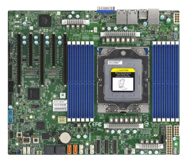 Материнская плата SuperMicro MBD-H13SSL-N-B AMD EPYC UP platform with socket SP5 CPU, SoC, 12x Bulk