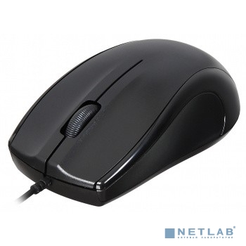 Мышь Оклик 185M черный оптическая 1200dpi USB для ноутбука 3but (945606)