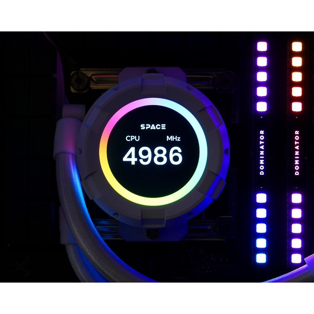 Система водяного охлаждения ID-Cooling SL360 XE ARGB Soc-AM5/AM4/1200/1700/1851 белый 4-pin 14-30dB 