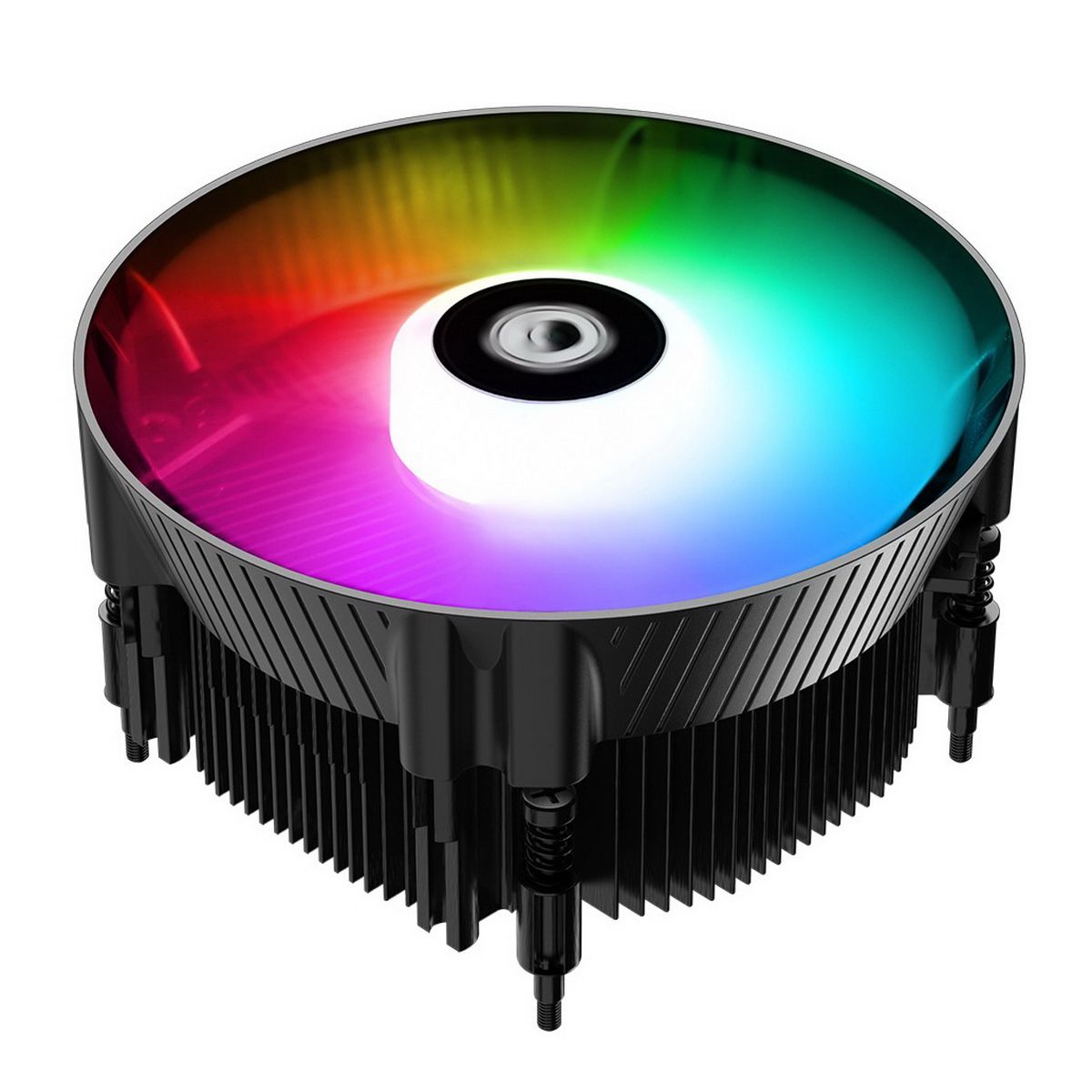 Устройство охлаждения(кулер) ID-Cooling DK-07i Soc-1700/1851 черный 4-pin 14-26dB Al 125W 400gr Ret