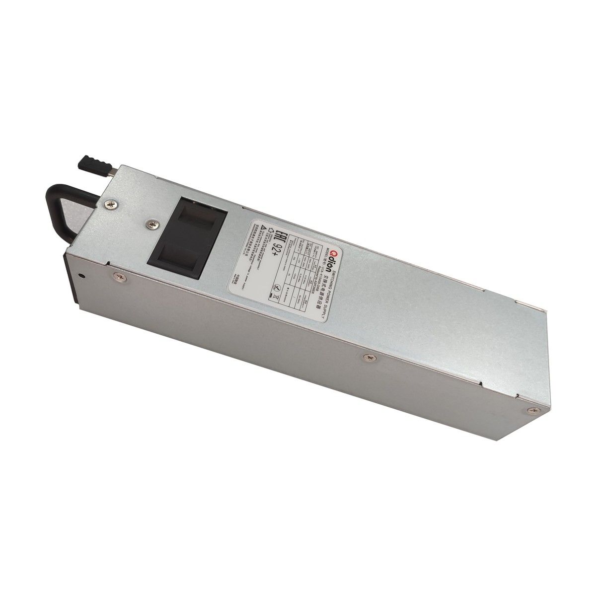Блок питания Qdion U1A-K10400-DRB 1U Slim 400W (ШВГ=50.5*40*196mm), 80+ Golg, Oper.temp 0C/50C, AC/D