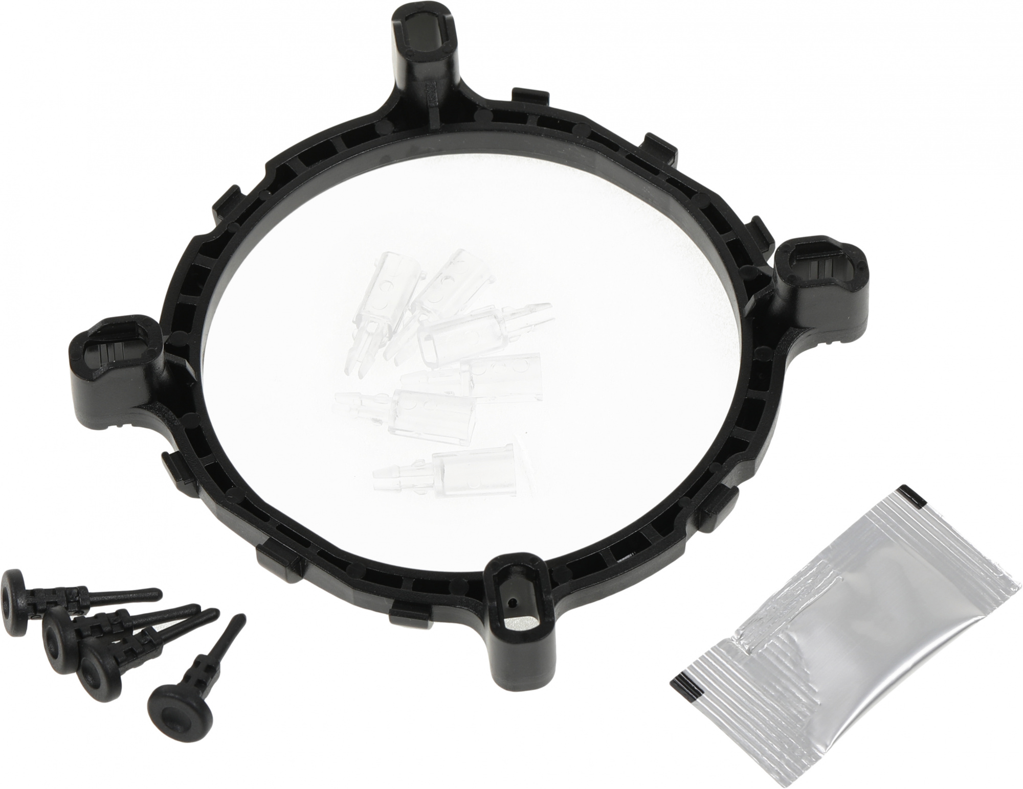 Устройство охлаждения(кулер) ID-Cooling DK-01T Soc-AM5/AM4/1200/1700/1851 черный 3-pin 24dB Al 95W 1