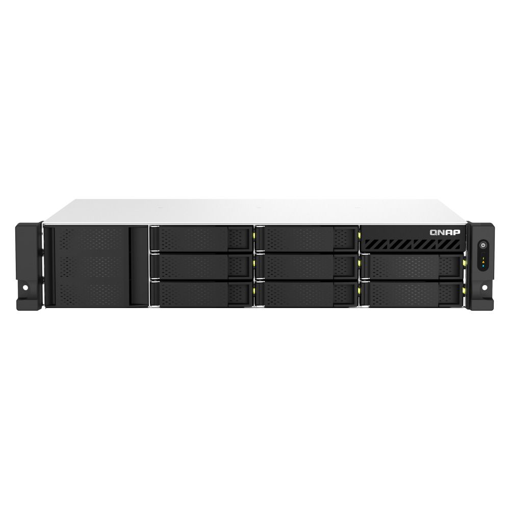 Системы хранения данных QNAP SMB 2U/8bay QC 2,0GhzCPU/8Gb(upto16Gb)/upto 20HDD with TL-R1200S-RP /SA