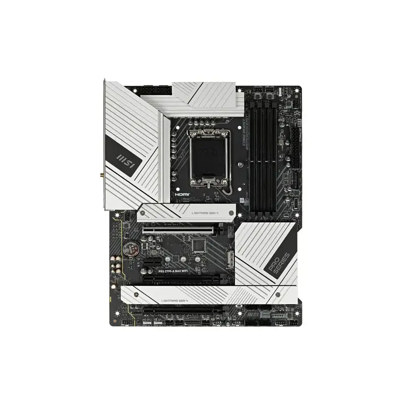 Материнская плата MSI PRO Z790-A MAX WIFI Soc-1700 Intel Z790 4xDDR5 ATX AC`97 8ch(7.1) 2.5Gg RAID+H