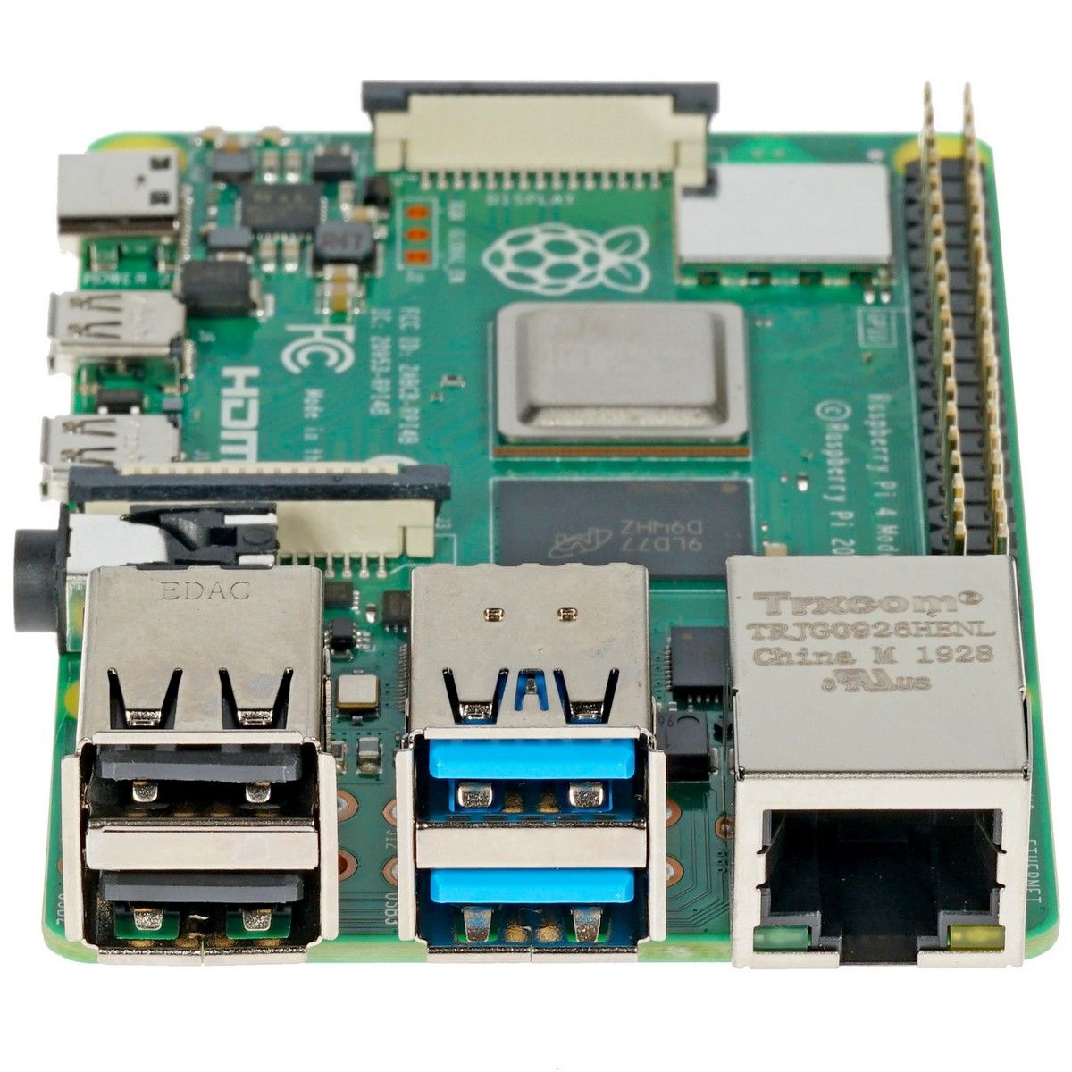 Одноплатный компьютер Raspberry Pi  4 Model B (RA545) Retail, 4GB RAM, Broadcom BCM2711 Quad core Co