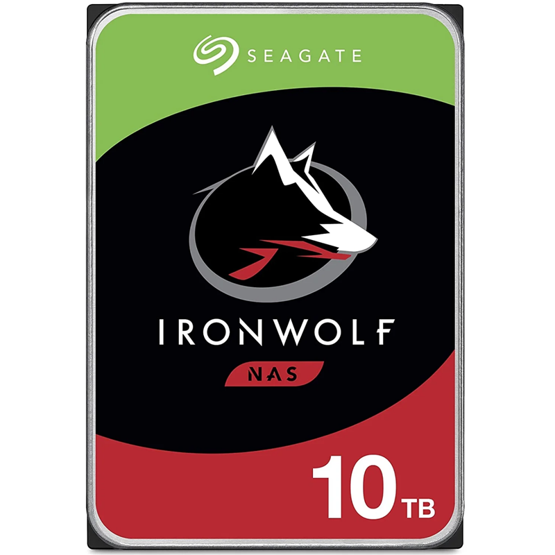 Жесткий диск RECERTIFIED HDD Seagate SATA3 10Tb IronWolf NAS 7200 256Mb 1 year warranty (replacement