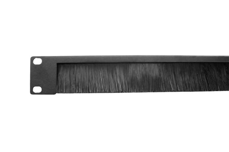 Органайзер Горизонтальный кабельный органайзер со щёткой, 19" 1U