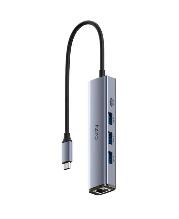Адаптер 5-IN-1 USB Hub with GbE