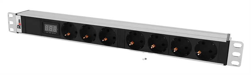 Блок розеток ЦМО Гор блок розеток Rem-32, 1х32А, амп, 7S, 19", колодка