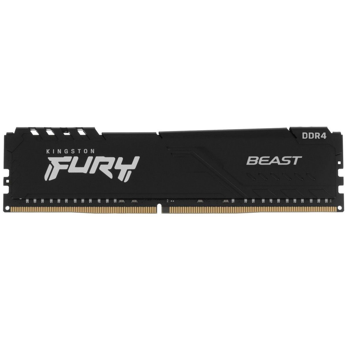 Модуль памяти Kingston 16GB DDR4 3200 DIMM FURY Beast Black Gaming Memory KF432C16BB1/16WP Non-ECC, 