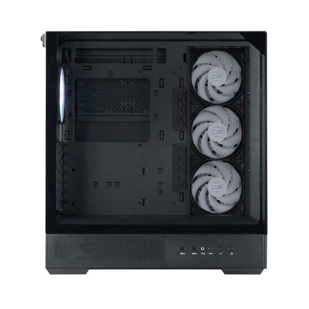 Корпус для ПК Zalman P40 Prism Plus Black ATX Mid Tower PC Case, 120mm ARGB Fanx4