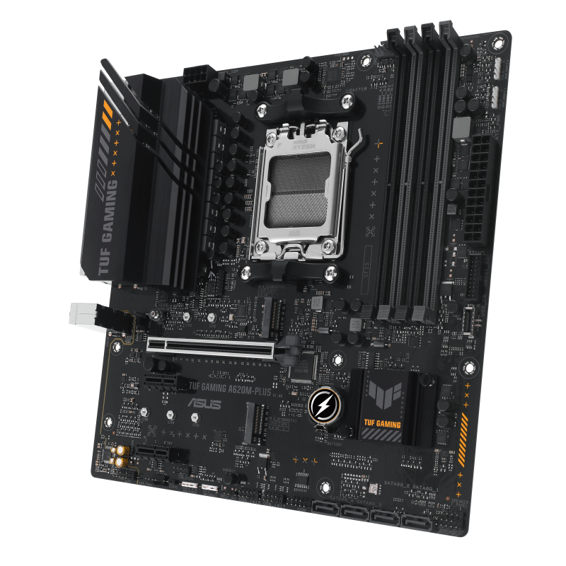 Материнская плата Asus TUF GAMING A620M-PLUS Socket AM5 AMD A620 4xDDR5 mATX AC`97 8ch(7.1) 2.5Gg RA