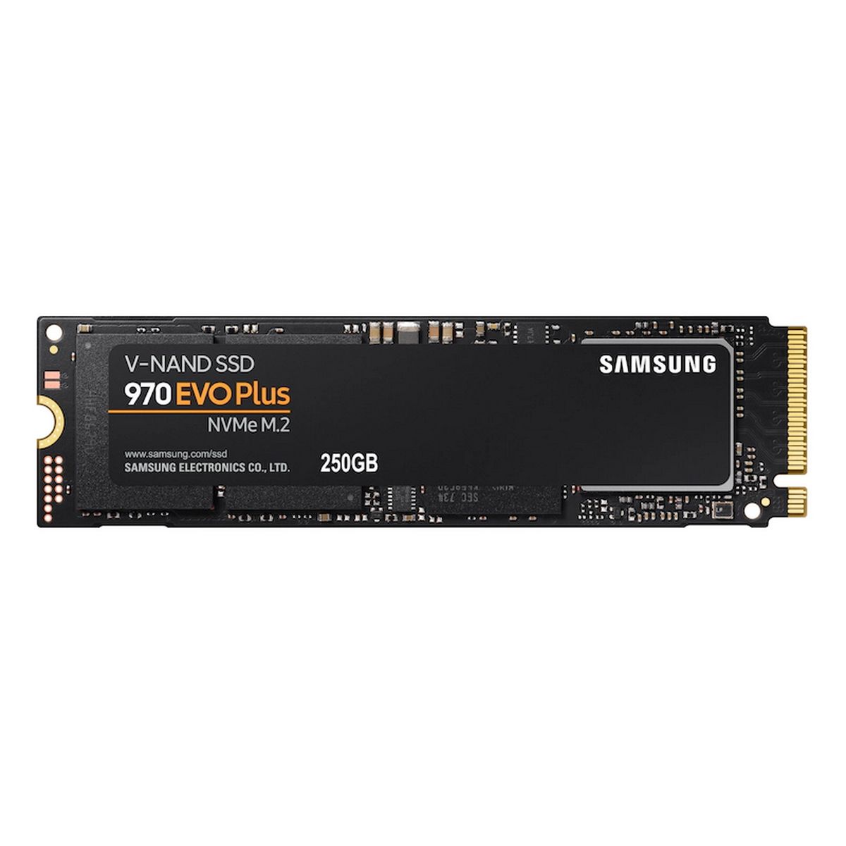 Твердотельный накопитель SSD Samsung M.2 2280 250GB 970 EVO Plus Client SSD PCIe Gen3x4 with NVMe, 3