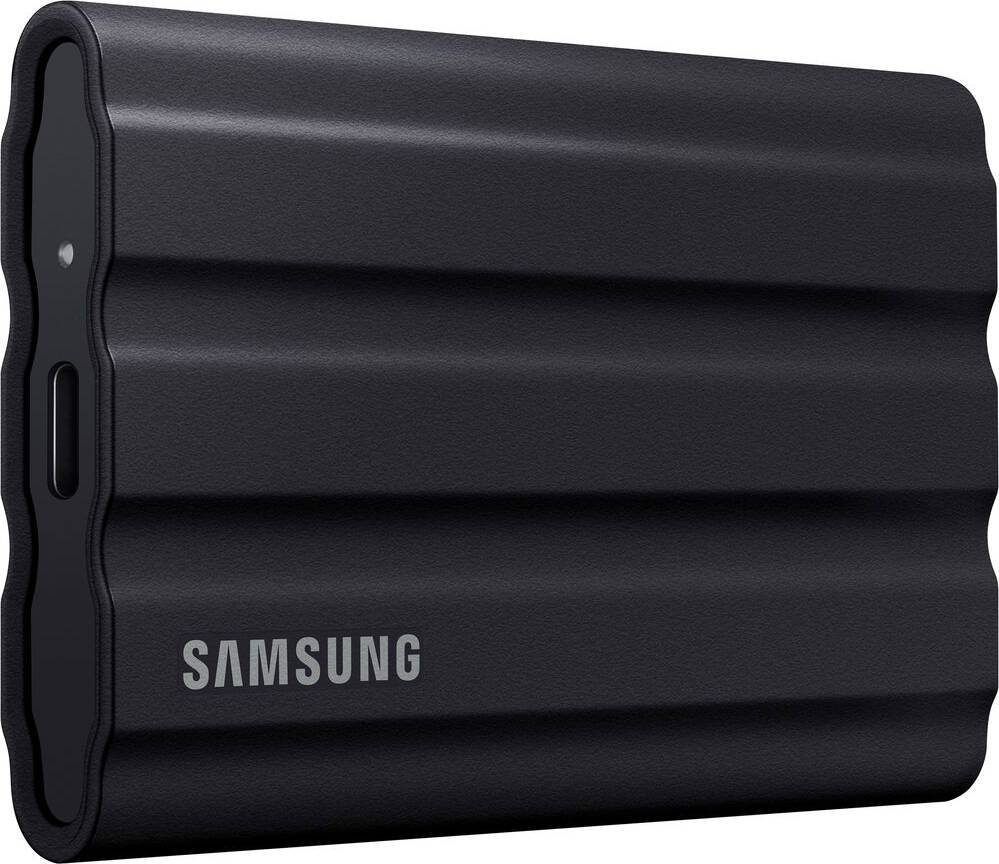 Накопитель SSD Samsung Original USB-C 2Tb MU-PE2T0S/WW Shield T7 1.8" черный