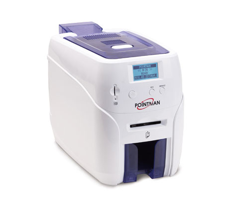 Принтер для печати на пластиковых картах Pointman Nuvia N20, односторонний, лоток подачи на 100 карт