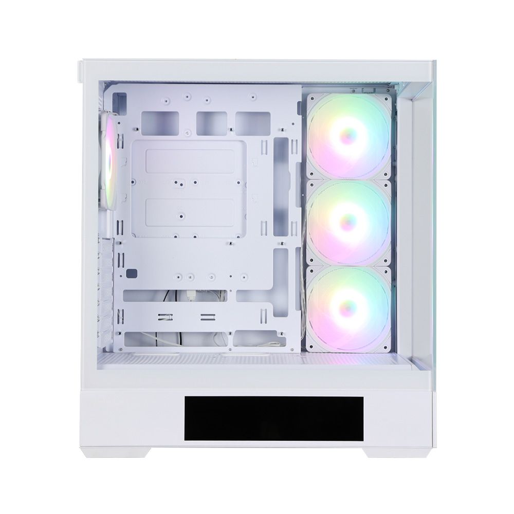 Корпус для ПК Zalman P40 DS White ATX Mid Tower PC Case, 120mm ARGB Fanx4
