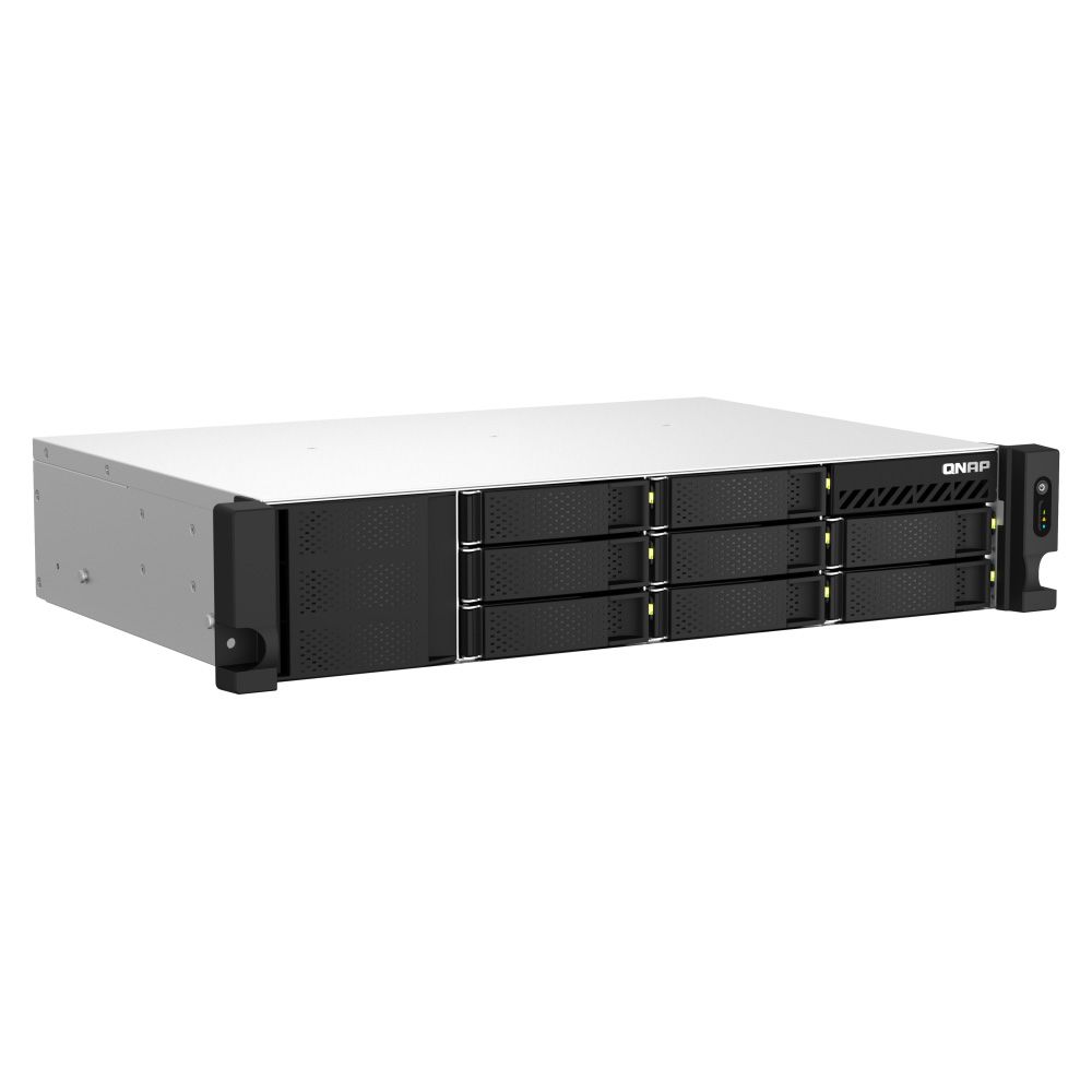 Системы хранения данных QNAP SMB 2U/8bay QC 2,0GhzCPU/8Gb(upto16Gb)/upto 20HDD with TL-R1200S-RP /SA