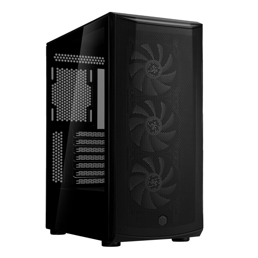 Корпус Silverstone G41FA512ZBG0020 High airflow ATX mid-tower chassis with dual radiator support and