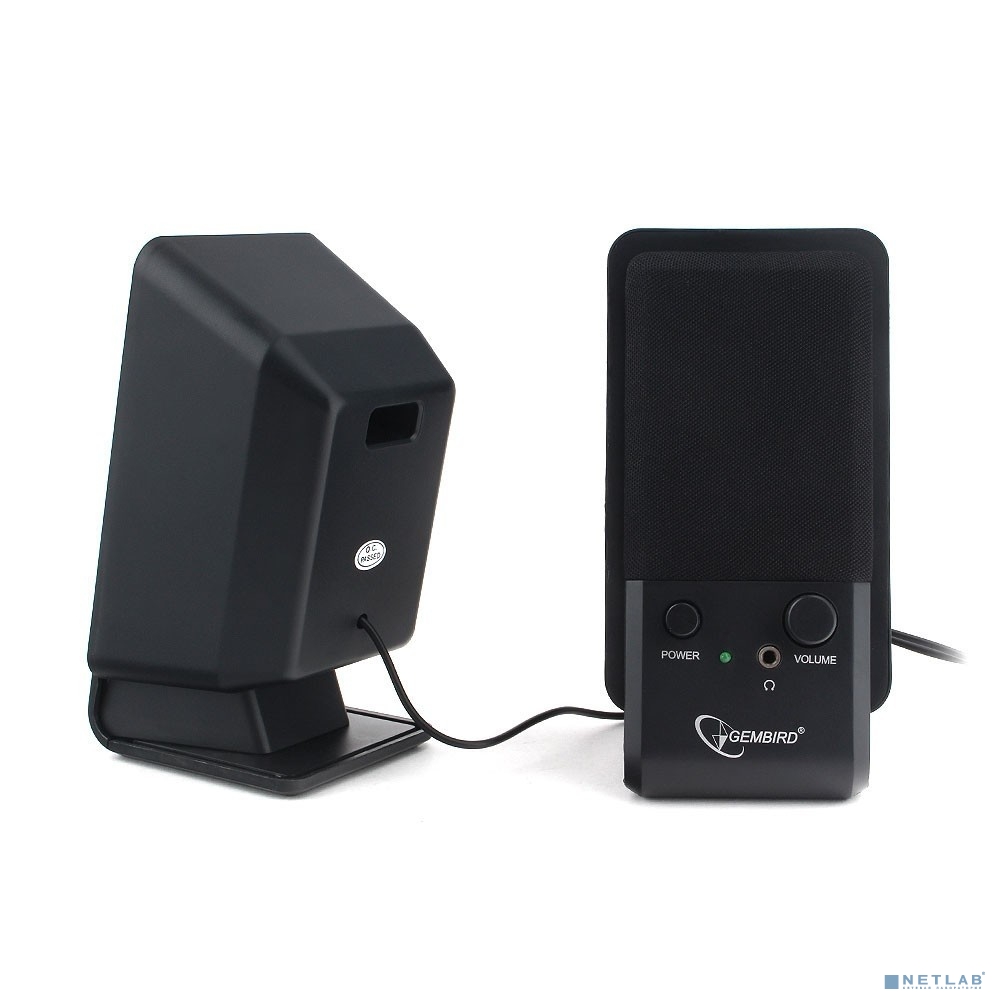 Gembird SPK-510, черный, 6 Вт, рег. громкости, разъём для наушников,USB-питание