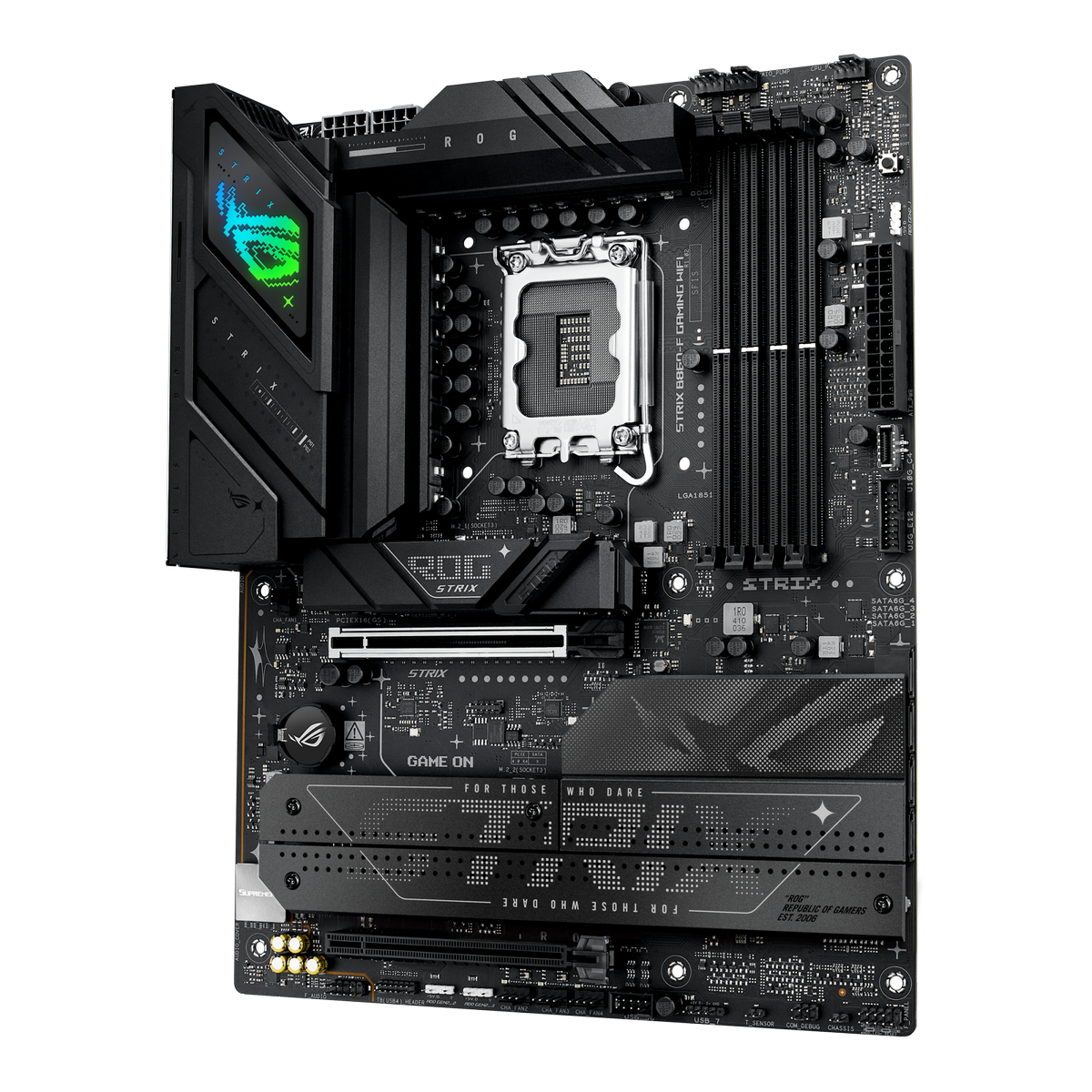 Материнская плата Asus ROG STRIX B860-F GAMING WIFI Soc-1851 Intel B860 4xDDR5 ATX AC`97 8ch(7.1) 2.