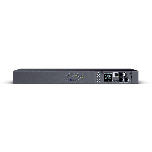 Панель питания распределительная CyberPower ATS CyberPower (PDU20SWHVIEC10ATNET) 1U type, 16Amp,SNMP