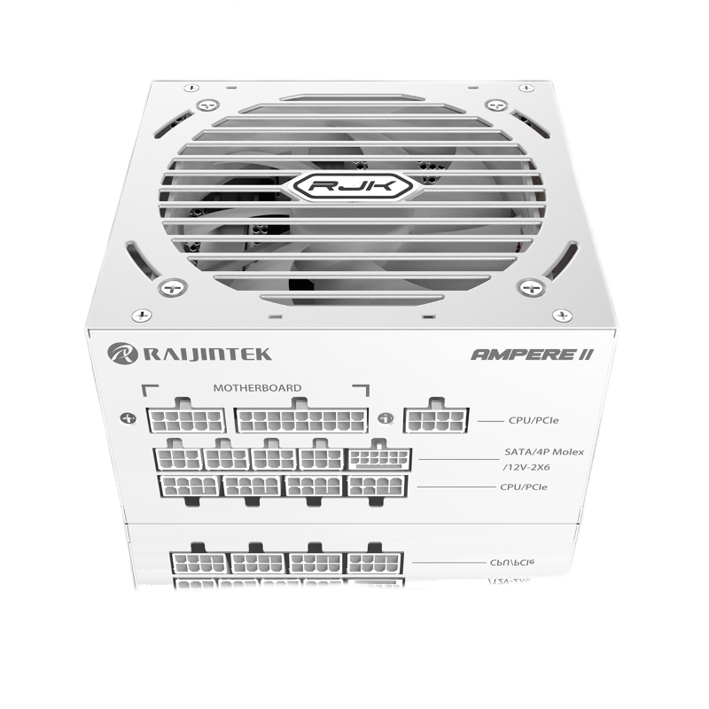 Блоки питания Raijintek AMPERE II 1200, 1200W 80+ Platinum (ATX, 3.1, PCIe 5.1, Full-modular, 1x24(2
