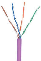 Кабель Кабель TWT UTP, 4 пары, Кат.5e, нг(А)-LS, IEC 60332-3, 305 метров, фиолетовый
