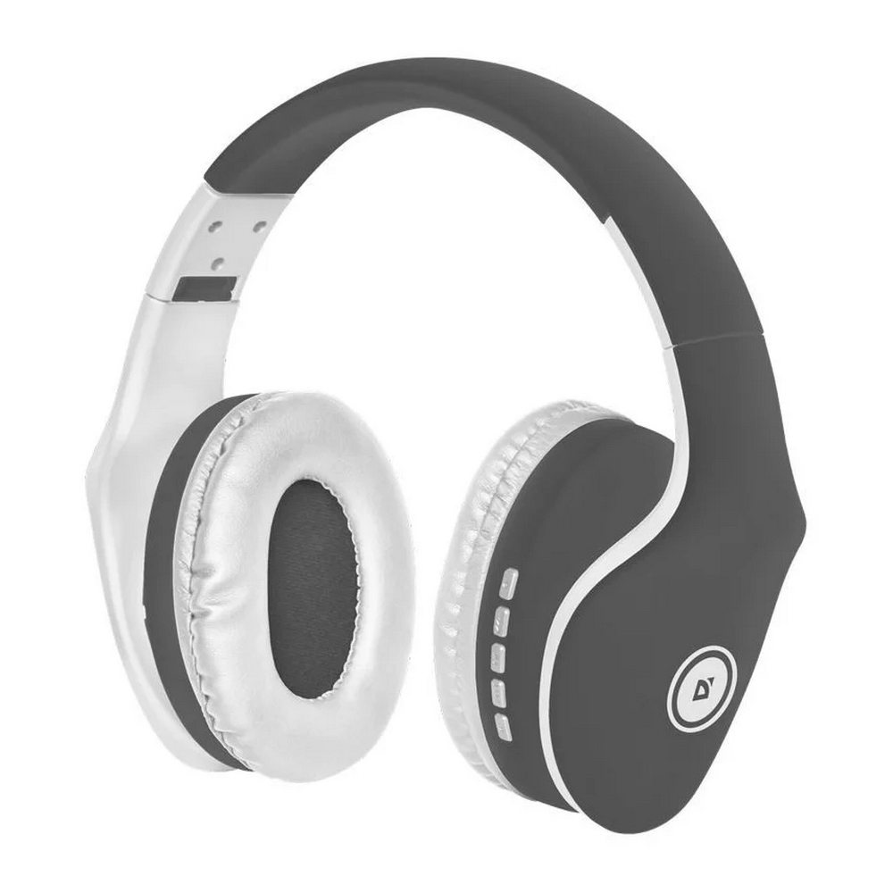Беспроводная гарнитура FreeMotion B525 серый+белый, Bluetooth DEFENDER (635271)