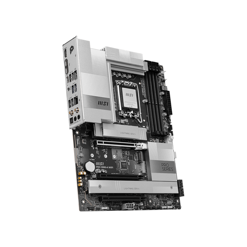 Материнская плата MSI PRO Z890-A WIFI  Soc-1851 Intel Z890 4xDDR5 ATX AC`97 8ch(7.1) 5Gigabit RAID+H