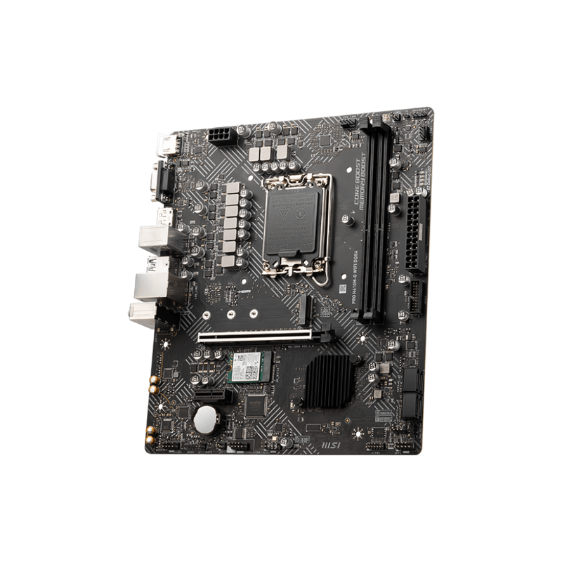 Материнская плата MSI PRO H610M-G WIFI DDR4 Soc-1700 Intel H610 2xDDR4 mATX AC`97 8ch(7.1) GbLAN+VGA