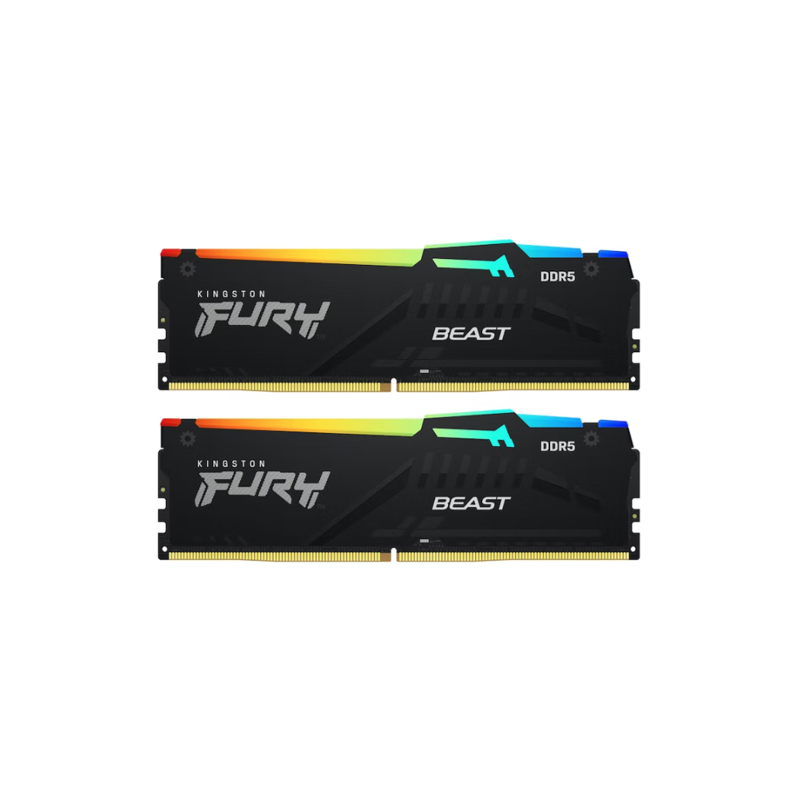 Память DDR5 2x8GB 6000MHz Kingston KF560C30BBEAK2-16 Fury Beast Black Expo RGB RTL Gaming PC5-48000 