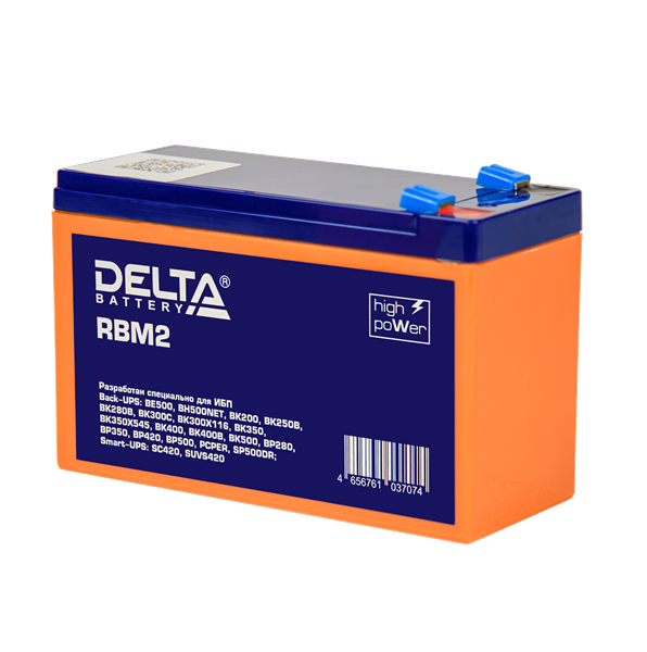 Аккумуляторная батарея Delta сменный батарейный картридж для ИБП APC (аналог RBC2)