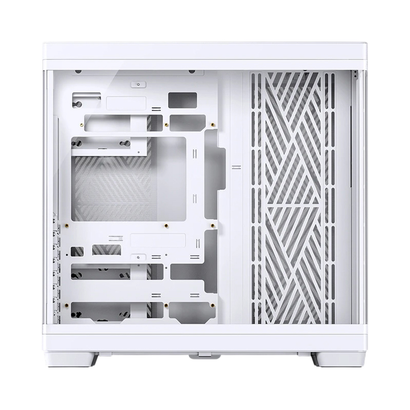 Корпус JONSBO TK-4, Midi-Tower, TG, no fan, 2xUSB-A 3.0 + 1xUSB-C 3.2, ATX, mATX, mITX White