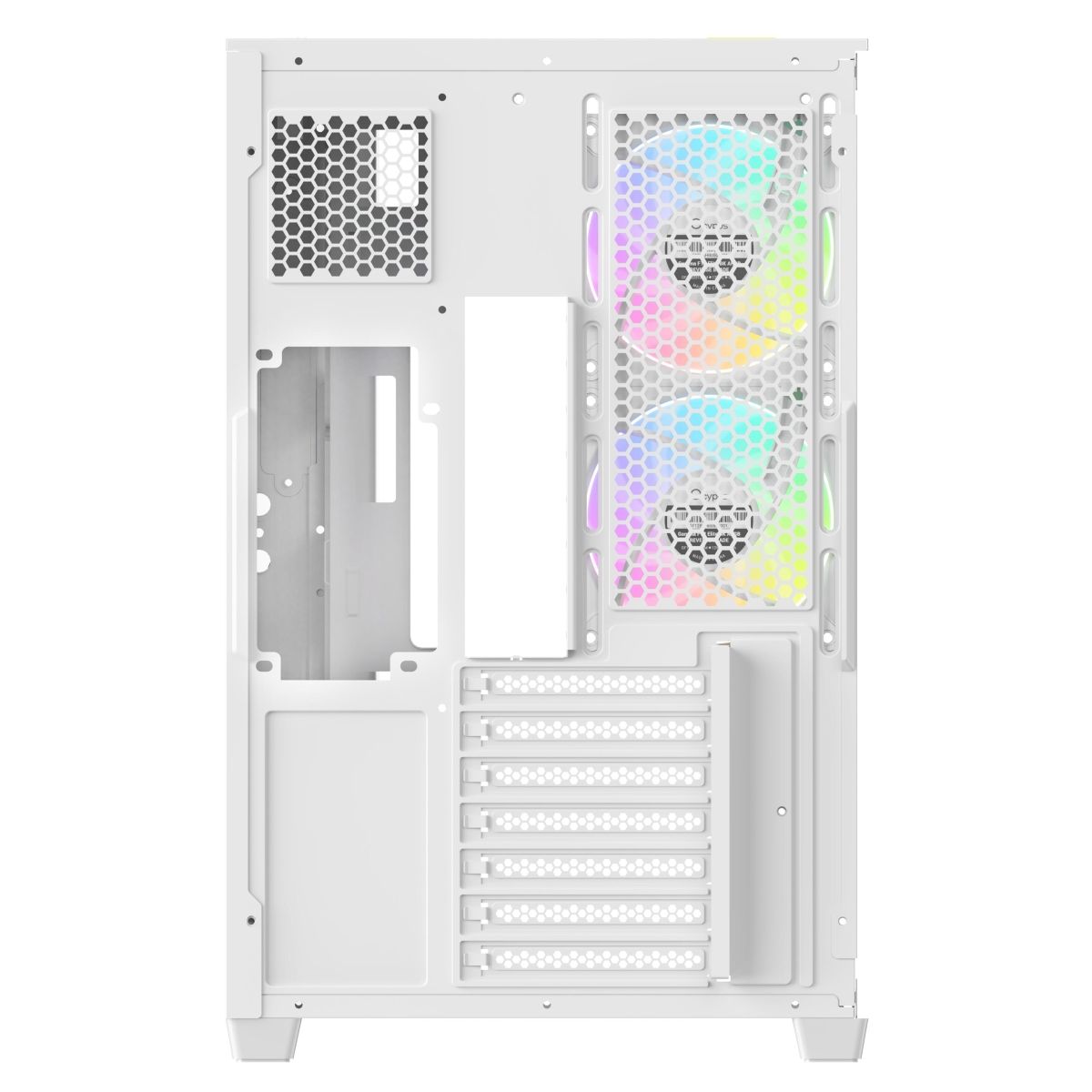 Корпус Ocypus Delta C74 WH ARGB, Midi-Tower, TG, 2x120mm ARGB, 2xUSB-A 3.0 + 1xUSB-C 3.1, ATX, mATX,