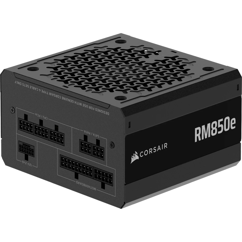 Блоки питания Corsair RM850e, Model RPS0216, 850W 80+ Gold (ATX, 3.1, PCIe 5.1, Full modular, 1x24(2