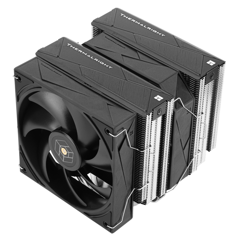 Устройство охлаждения(кулер) Thermalright Royal Pretor 130 Soc-AM5/AM4/1200/1700/1851 серебристый/че
