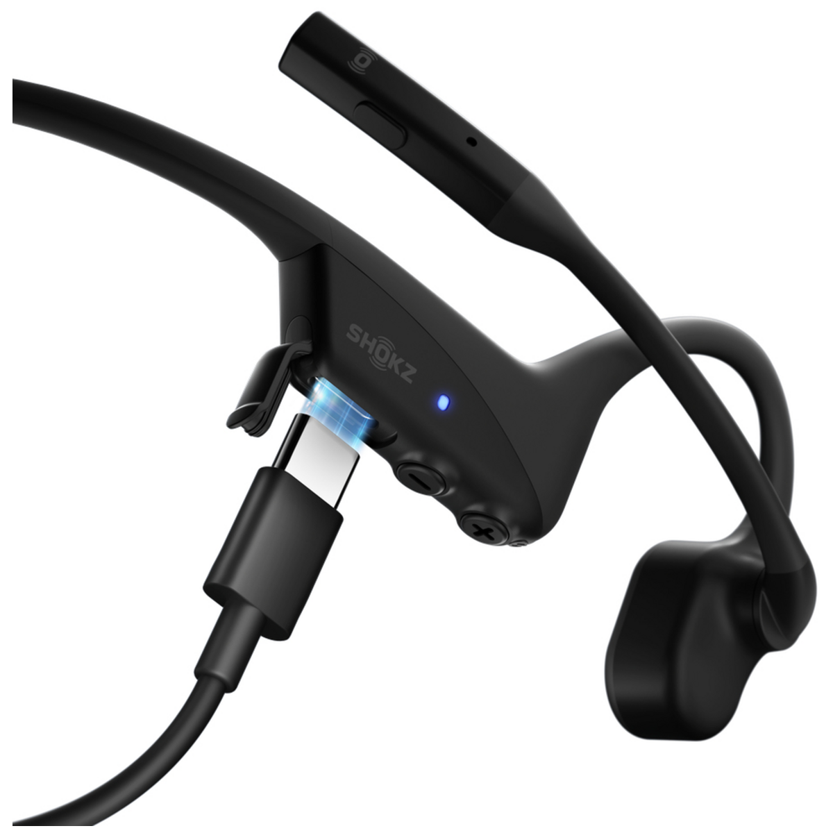 Гарнитура SHOKZ OpenComm2 UC 2025 Upgrade (With USB-C)(PN: C120-AC-BK)