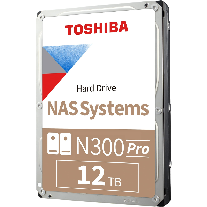 Жесткий диск Toshiba N300 Pro NAS SATA3 3.5" 12TB 7200 512Mb 6Gb/s 1 year warranty (replacement ST12