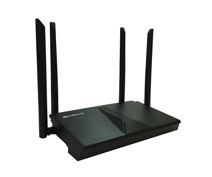 Роутер беспроводной Origo OWR1830AXG (OWR1830AXG/A1A) AX1800 10/100/1000BASE-T черный