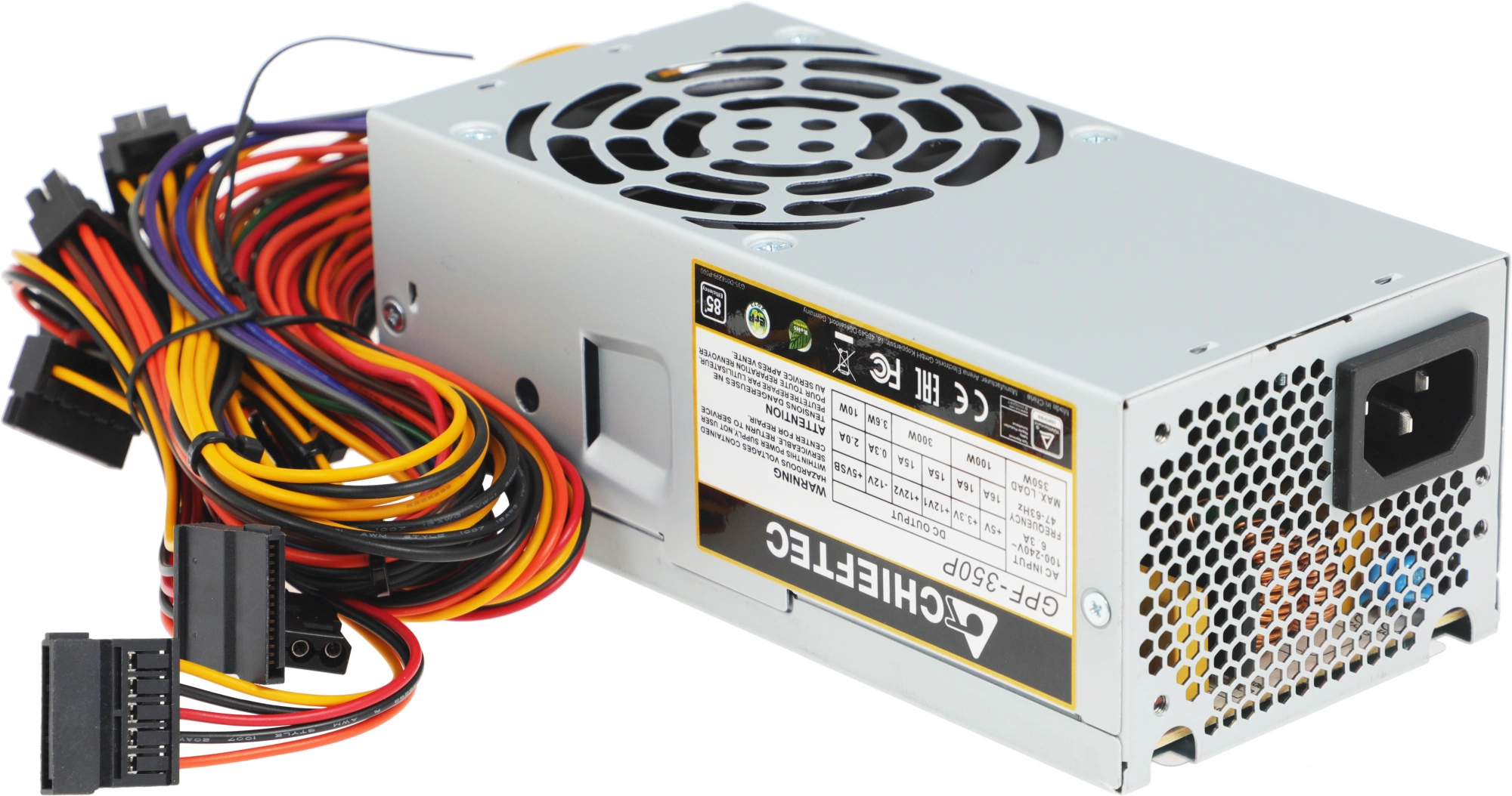 Блок питания Chieftec TFX 350W SMART GPF-350P 80+ bronze (20+4pin) APFC 80mm fan 2xSATA
