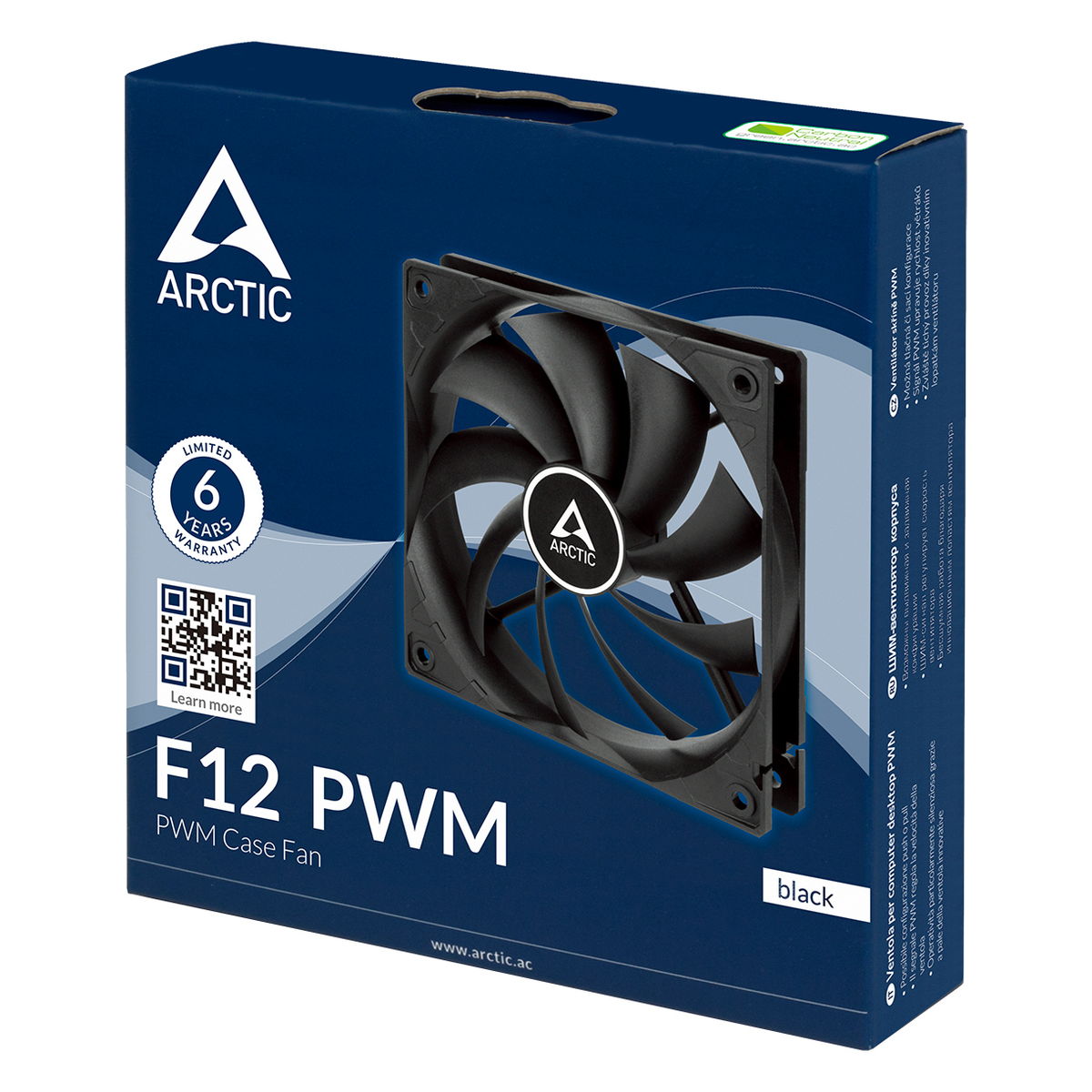 Вентилятор корпусный ARCTIC F12 PWM Black