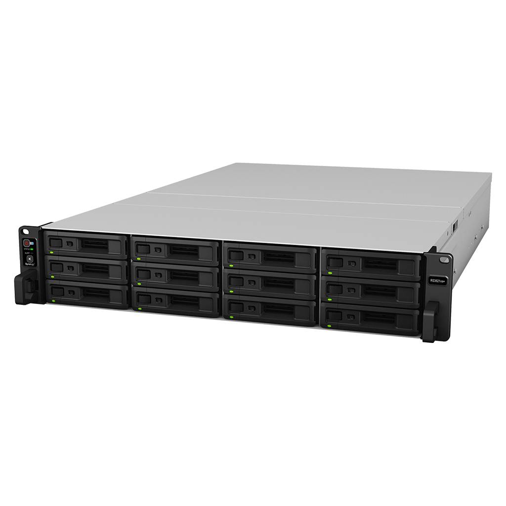 Система хранения данных Synology 2U/12bay 8C 2,1GhzCPU/8Gb(64)/RAID0,1,10,5,6/upto 36HDD (2xRX1217(R
