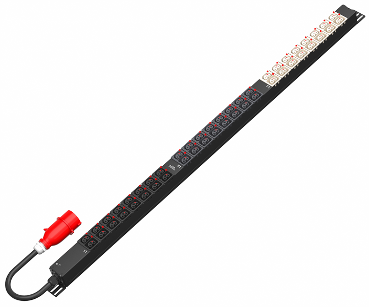 Блок распределения питания SMARTWATT PDU P-series Basic, 0U, 3Ф 16A, 11,5кВА, выход - 24xC13+24xC39,